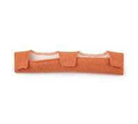 LOVIVER Sweatproof Headgear Liner Bandeau Anti-Transpiration Doublure de Casque Insertion de Chapeau Coussinet Frontal Matière Éponge avec Velours et Fixation Adaptée au Sport Vélo Chantier, Orange