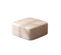 LOVIVER Tabouret Sol Polyvalent Pouf Carré, 26 26 10cm, Gris Clair | Confortable, Pouf avec Pieds En X, Moderne, Meuble, pour Entrée