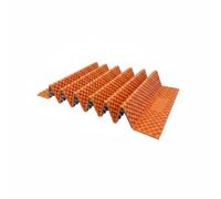 LOVIVER Tapis d' Extérieur Matelas Pliant de Camping Mousse IXPE Surface Structurée Transport Pratique Humidité Adapté pour la Randonnée Bivouac Séjour Plein Air, Orange
