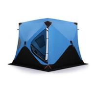 LOVIVER Tente Terrain à Forme Hexagonale avec Double Paroi Isolée et Jupe Inférieure Blindée pour Blocage la Neige et s Courants Dair Adapté aux Excursions, Array, Bleu, 2.4x2.4x2m