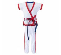 LOVIVER Tenue de Lutte Mongole Traditionnelle Combinaison Uniforme Ensemble Matière Coton Lin Robuste Haut Portefeuille sans Manches et Pantalon Long Maintien, Blanc, Blanc, 17