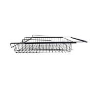 LOVIVER Tiroir de Rangement Coulissant Suspendu, Panier de Rangement Polyvalent En Maille, Organisateur de Rangement pour sous-vêtements pour Buanderie, Noir Grand