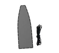 LOVIVER Tissu de Remplacement pour Chaise Longue Suspendue, imperméable, Protection Solaire, Respirant, avec Cordon de 12 m, Tissu de réparation pour Chaise, Gris Foncé