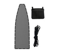 LOVIVER Tissu de Remplacement pour Chaise Longue Suspendue, imperméable, Protection Solaire, Respirant, avec Cordon de 12 m, Tissu de réparation pour Chaise, Gris Foncé avec Pochette