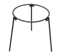 LOVIVER Trépied pour, Support Pliable pour Barbecue et Gril de Camping, Support Portable pour casseroles, Barbecue en Pleine Nature, Bague Simple de 27