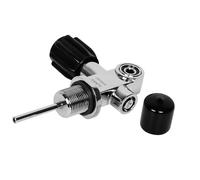 LOVIVER Valve de Rechange pour Bouteille de plongée sous-Marine 3/4" NPS 3500 PSI 10,6 x 9,7 cm, pièces de réparation Professionnelles, déconnexion