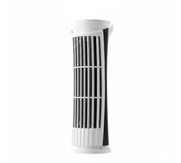 LOVIVER Ventilateur de Bureau Usb Ventilateur sans Hélice Ventilateur Colonne Ventilateur de Table avec Deux Vitesses et Éclairage à Deux Niveaux en Pc Adapté au Bureau Chevet Salon Étude, White