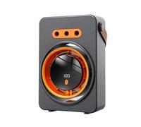 LOVIVER Ventilateur de Bureau Ventilateur de Table Rafraîchisseur Diffuseur Boîtier Arrondi Compact USB pour et Usage Mobile Réservoir 160ml Montage Mural, Gris