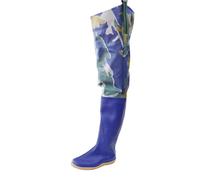 LOVIVER Waders de Pêche Cuissardes Bottes Légères Imperméables Chaussures Nylon Respirantes Semelle Crantée Adaptées à La Pêche Le Jardinage l'agriculture et, 43