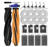 LOVOBO Lot de 26 Accessoires pour Robot aspirateur Dreame X50 Ultra Complete/Master/L50 Pro Ultra/L40s Pro Ultra/Mova V50 Ultra Complete Brosse Principale Filtres Chiffons Nettoyage Sacs à poussière