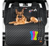 Lovpet Protection de coffre avec protection latérale et seuil de chargement - Couverture pour chien - Pour banquette arrière de voiture - Avec fenêtre de visualisation et accessoires - Couverture de