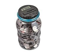 LOVSE Tirelire Numérique, Tirelire automatique pour compter des pièces au Royaume-Uni, conteneur d'épargne avec écran LCD pour enfants, adultes et filles anniversaire