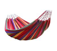 LOVSSU 1-2 Person Fabric Hammock with Tree Straps 264lbs Capacity Hanging Portable 102x32 in for Outdoor Indoor with Carry Bag