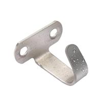 LOVSSU Crochet De Plafond Crochets de Plafond montés par vis d'acier Inoxydable Chambre à Coucher 5/15/35 pièces, Cintre résistant for Le Garage d'armoire Salle Bains(Silver 5pcs)