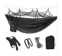 LOVSSU Hammocks 300x200cm 2 Persons Camping Supplies Novelties Indoor/Outdoor Swings Man Large Sleeping Bed Net(300x200cm-01)