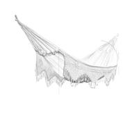 LOVSSU Maximum 300kg Hammock Large Tassel Swing Net Chair Out/Indoor Hanging Swings(Color-1)