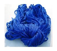 LOVSSU Nylon Mesh Hammock Single Person Hanging Sleeping Bed Swing Outdoor Camping Essentials Hammocks for Outside(Blue)