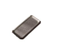 LOVSSU Plateau Carré Vintage En Acier Inoxydable À Bords Arrondis, Assiette Dîner, Dessert, Steak, Décoratif(22x9.7cm)