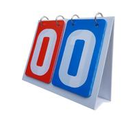 LOVSSU Portable Tableau de Score Tableau de Bord Multi-Sports, Compteur à 2 Chiffres, for Jeux, Basket-Ball, Volley-Ball, Football, Badminton(Red Blue)