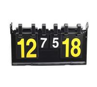 LOVSSU Portable Tableau de Score Tableau de Notation de Table Tableau de Bord Portable Flipper Multisports Score Flip Facilement Gardiens(C Six Digits)