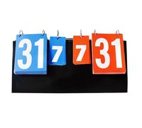 LOVSSU Portable Tableau de Score Tableau de Notation de Table Tableau de Bord Portable Flipper Multisports Score Flip Facilement Gardiens(B Six Digits)
