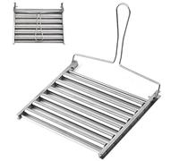 LOVSSU Support à saucisses avec poignée for Barbecue, Pique-Nique, Camping, Hot-Dog, poêle Griller, Cuisine Domicile(Style1)