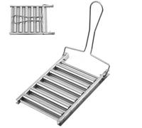 LOVSSU Support à saucisses avec poignée for Barbecue, Pique-Nique, Camping, Hot-Dog, poêle Griller, Cuisine Domicile(Style2)