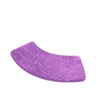 LOVSSU Tapis De Douche Incurvé Tapis de Bain en Mousse à mémoire Forme, antidérapant, séchage Rapide, 100 x 30/100 40 cm(Purple,100x40cm)