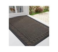 LOVSSU Tapis d'entrée antidérapant for Cuisine, paillasson Discret et Anti-salissures, idéal for la décoration intérieure(Brown,81.5x119.5cm)