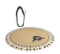 LOVSSU Tapis rétro de Grande Surface, Rond, for vestiaire, Salon, Chambre à Coucher, Commode, antidérapant, antisalissure(H,180x180cm)