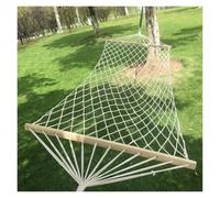 LOVSSU Wooden Matching Hammock Outdoor Camping Ultra Light Portable for Double Person Recreation Swing