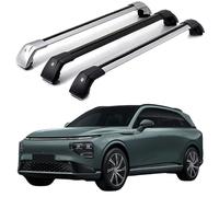 LOVVEEUV Barres Transversales de Toit pour XPeng G9 5dr SUV 2022+, Porte-Bagages de Toit D'aluminium Voiture Barres de Toit Accessoires 2 Pièces,Silver-Black