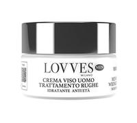 LOVVES Crème Visage Homme Anti-Rides, Haute Cosmétique Naturelle, Action Hydratante, Antioxydante, Dynamise la Peau et Augmente sa Fermeté, Format Pot Verre 50 ml