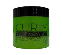 Lovyc Curly masque Capilar Formula Vegana 400 ml pour tous types de cheveux, idéal pour nutrition et brillance, application facile