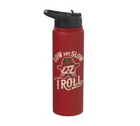 Low and Slow, c'est comme ça que je roule Stainless Steel Insulated Water Bottle