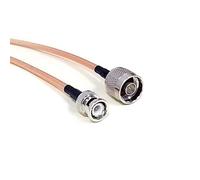 Low-Attenuation N Male Plug Switch BNC Male RF Coax Cable Adapter RG142 50CM/100CM (50cm)
