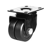 Low Center of Gravity Casters with Double Row Wheels 1.6inch Heavy Maching High Load Bearing Wear- Mute 1Pcs Casters(Universal Caster,2 inch)