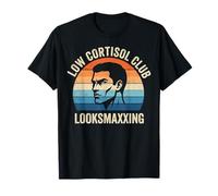 Low Cortisol Club Vintage Looksmaxxing T-Shirt
