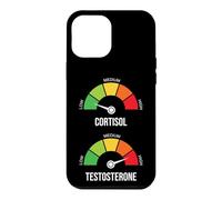 Low Cortisol High Testosterone Meme Gym Workout Gauge Coque pour iPhone 12 Pro Max