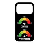 Low Cortisol High Testosterone Meme Gym Workout Gauge Coque pour iPhone 17 Pro