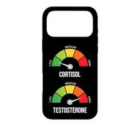 Low Cortisol High Testosterone Meme Gym Workout Gauge Coque pour iPhone 17 Pro Max