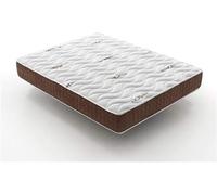 Matelas Simpur Low Cost Matelas 150x190 cm Visco Ergo Anatomique - Epaisseur 19 cm - Double Face rEversible - Mousse H.R - Systeme Triple Couche - 7 Zones de