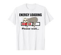 Low Energy Sloth funny Energy Loading Sloth T-Shirt
