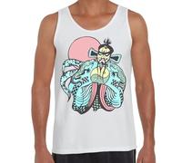 Low Frequency Clothing Débardeur Big Trouble in Little China Fu Manchu, blanc, L