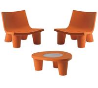 LOW LITA - Salon de jardin Slide Multicolore