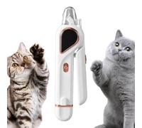 Low Noise 2 in 1 Dog Nail Cutter with Light Professional Tool with File