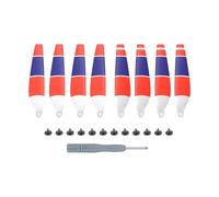 Low Noise Propellers for 3/4 8PCS Balanceds with Enhanceds Flight Stability Colorful Two Side Replacement Propellers