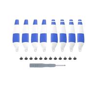 Low Noise Propellers for 3/4 8PCS Balanceds with Enhanceds Flight Stability Colorful Two Side Replacement Propellers