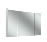 LOW plus 15 LED armoire de toilette, 3 portes 30/60/30cm, 1195x147x747mm, éclairage en haut, 172.321.01.0201, Exécution: norme CH/corps blanc/3000K