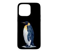 Low Poly Emperor Penguins Geometric Art Coque pour iPhone 15 Pro Max